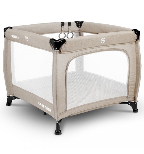 Caretero Quadra - kojec z uchwytami do nauki wstawania | Brown